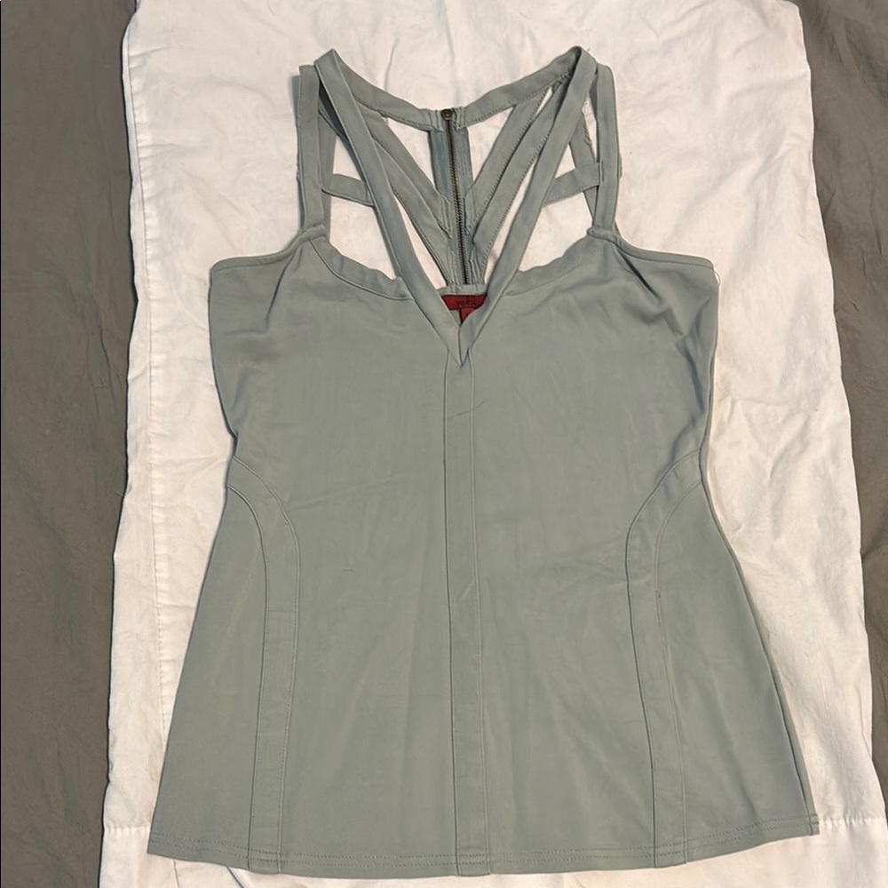 Women's Strappy light Green Top